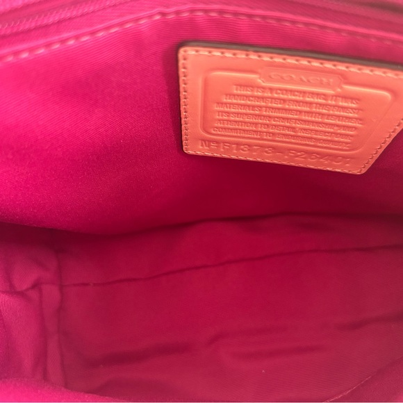 Coach Signature Peyton Pink Purse - Picture 4 of 4